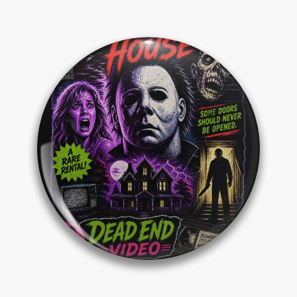 Item preview, Retro VHS Horror Poster – The Nightmare House Slasher Vintage 80s Aesthetic designed and sold by TheClockOutClub.