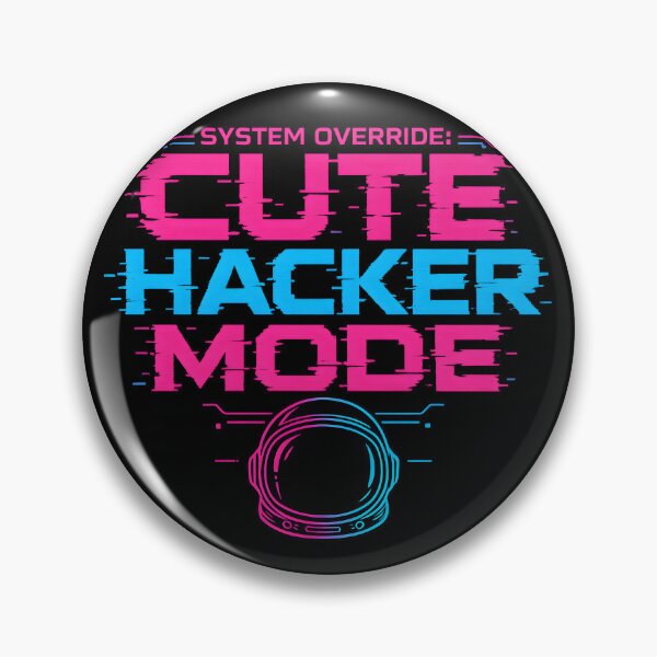 Item preview, System Override Cute Hacker Mode - Cyberpunk Glitch Typography designed and sold by GlitchRaven.