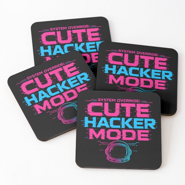 Item preview, System Override Cute Hacker Mode - Cyberpunk Glitch Typography designed and sold by GlitchRaven.