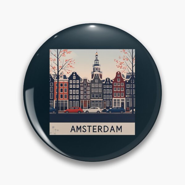 Item preview, 4 Amsterdam Netherlands Travel Poster Canal City Wall Art European Vacation Print designed and sold by brigivantmh.