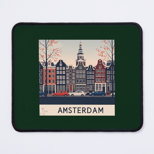 Item preview, 4 Amsterdam Netherlands Travel Poster Canal City Wall Art European Vacation Print designed and sold by brigivantmh.