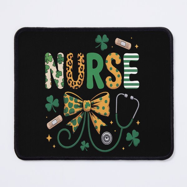 Artikelvorschau, Irische Kokette Krankenschwester Stethoskop OP St. Patrick's Day Krankenschwester entworfen und verkauft von grounabslaninal.
