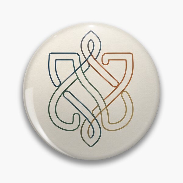 Item preview, Minimalist Celtic Knot Geometric Line Design designed and sold by PixorStudio.
