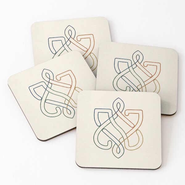 Item preview, Minimalist Celtic Knot Geometric Line Design designed and sold by PixorStudio.