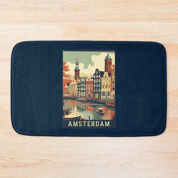 Item preview, 9 Amsterdam Netherlands Vintage Poster designed and sold by brigivantmh.