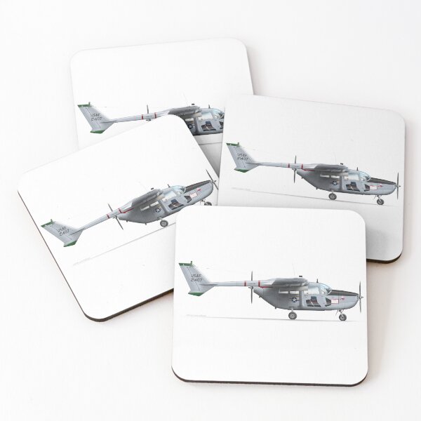 Item preview, CESSNA O-2 designed and sold by Grubby Fingers Aircraft Illustration.