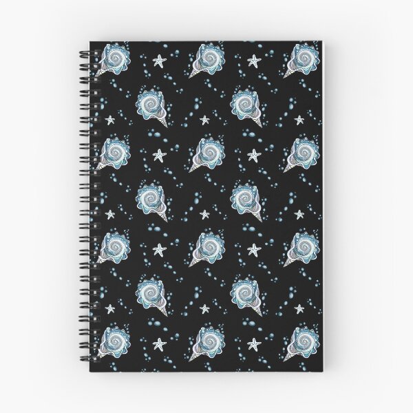 Item preview, Turkish Sea. Blue Seashell Starfish Ocean Pattern designed and sold by Anastasiia Yurevych.