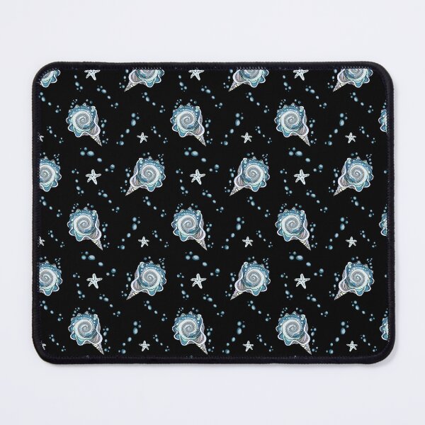 Item preview, Turkish Sea. Blue Seashell Starfish Ocean Pattern designed and sold by Anastasiia Yurevych.