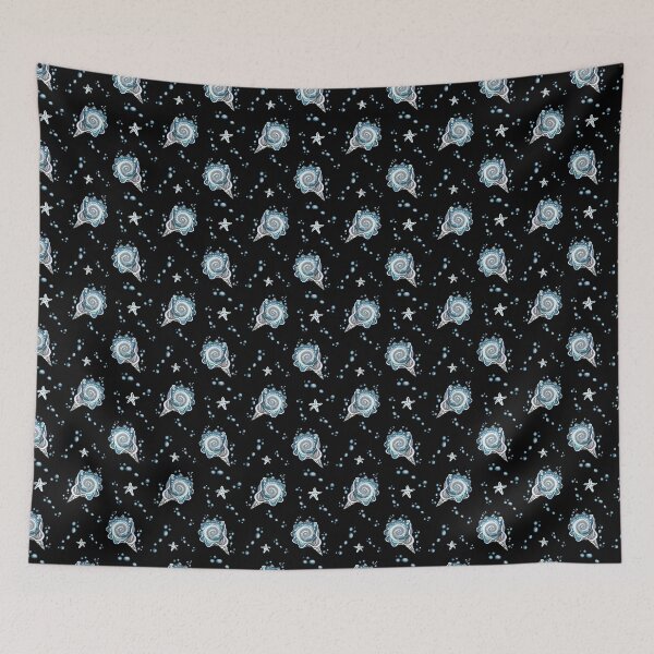 Item preview, Turkish Sea. Blue Seashell Starfish Ocean Pattern designed and sold by Anastasiia Yurevych.