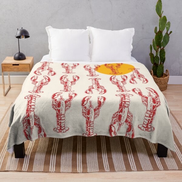 Item preview, Retro Lobster Sunset Coastal Aesthetic designed and sold by MaiZephyr.