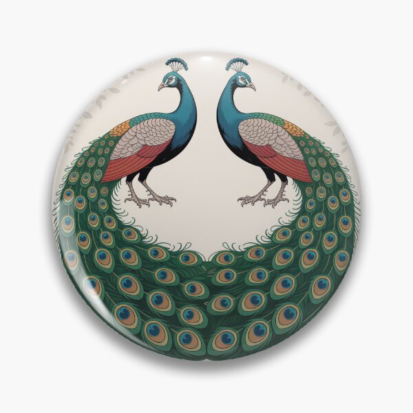 Item preview, Art Nouveau Peacock Wall Art – Luxury Ornamental Jewel Tone Illustration designed and sold by Tamas Das.