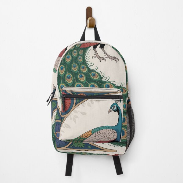 Item preview, Art Nouveau Peacock Wall Art – Luxury Ornamental Jewel Tone Illustration designed and sold by Tamas Das.