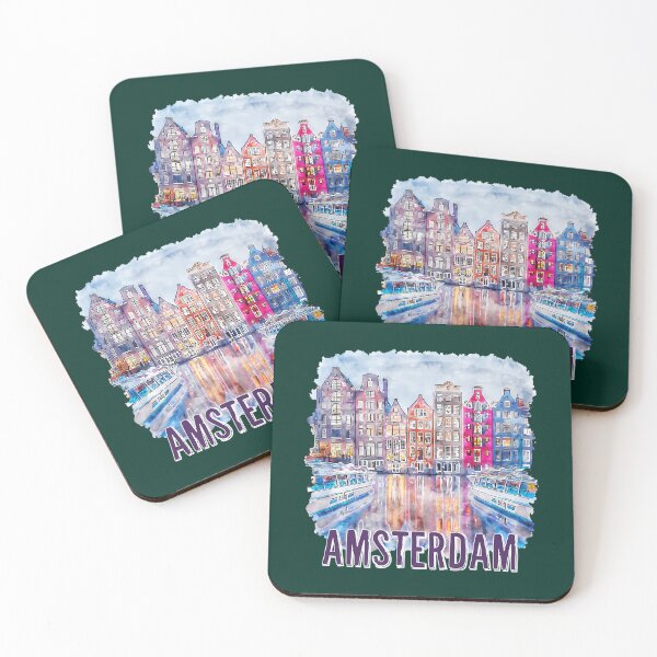 Item preview, 13 Amsterdam Amsterdam Pins Amsterdam Art Print Amsterdam Painting Amsterdam Print Amsterdam Pin designed and sold by brigivantmh.