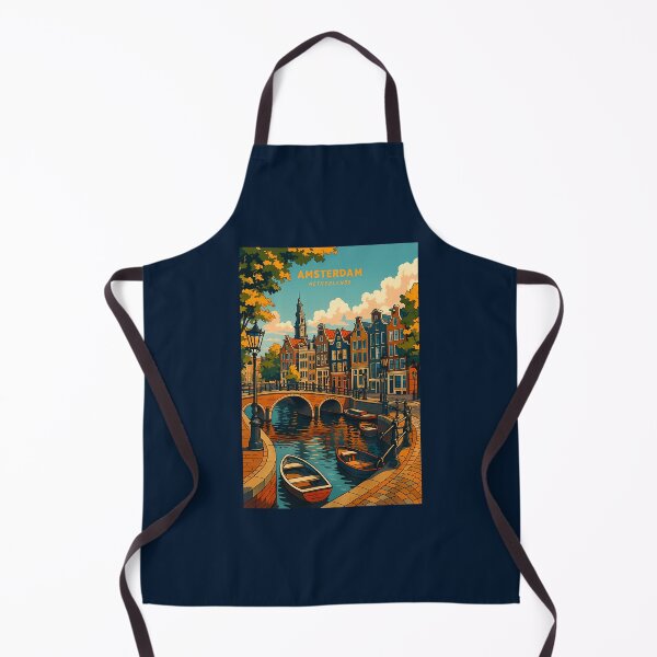 Item preview, 18 Amsterdam Vintage Style Illustration designed and sold by brigivantmh.