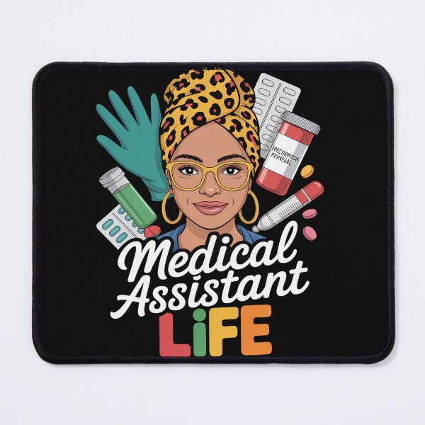 Item preview, Medical Assistant Messy Bun Afro African History Months Life designed and sold by grounabslaninal.