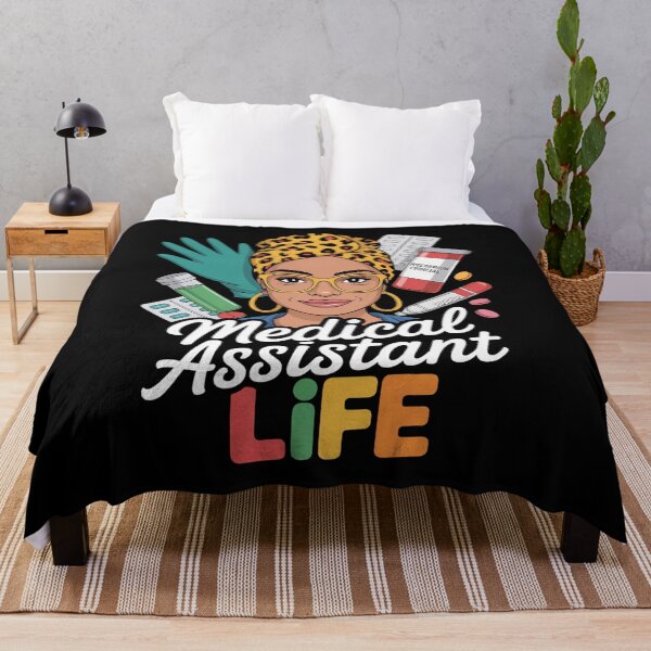 Item preview, Medical Assistant Messy Bun Afro African History Months Life designed and sold by grounabslaninal.