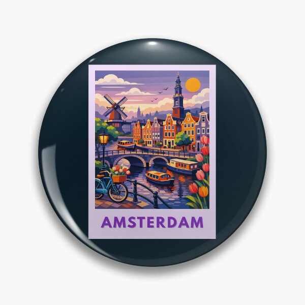 Item preview, 45 Amsterdam At Sunset - Postcard designed and sold by brigivantmh.