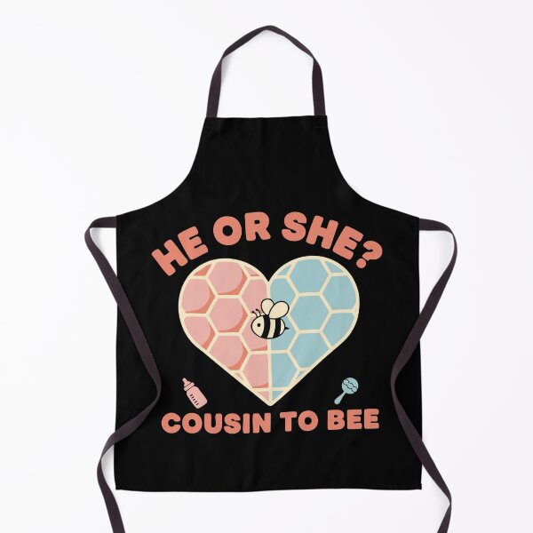 Item preview, Gender Reveal He Or She Cousin To Bee Baby Shower designed and sold by LuminOrb.
