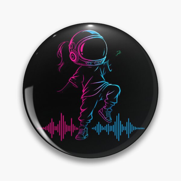 Item preview, Neon Cosmic Dancer Sci-Fi Gamer Art designed and sold by GlitchRaven.