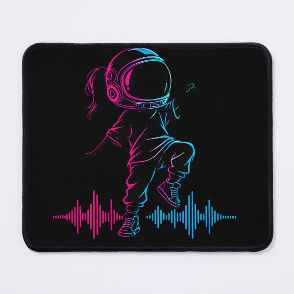 Item preview, Neon Cosmic Dancer Sci-Fi Gamer Art designed and sold by GlitchRaven.