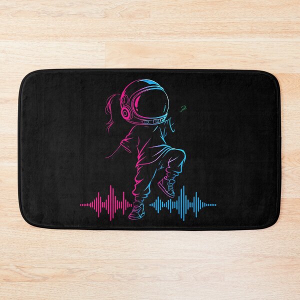 Item preview, Neon Cosmic Dancer Sci-Fi Gamer Art designed and sold by GlitchRaven.