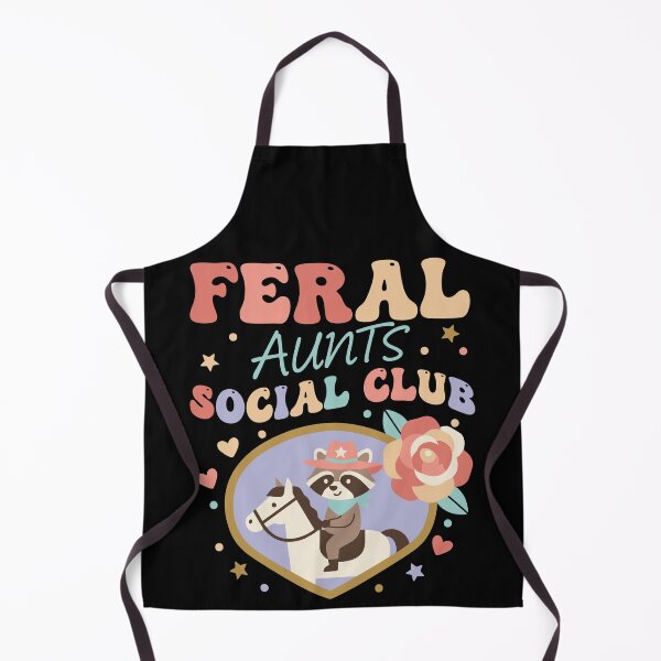 Item preview, Gender Reveal Feral Aunts Social Club Team Pink designed and sold by LuminOrb.