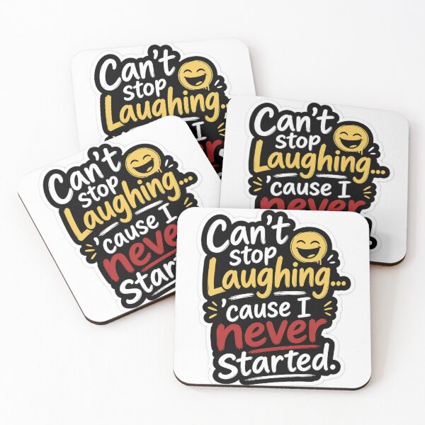 Item preview, Can’t Stop Laughing – Funny Dark Humor Sticker designed and sold by Ashutoshwarade.