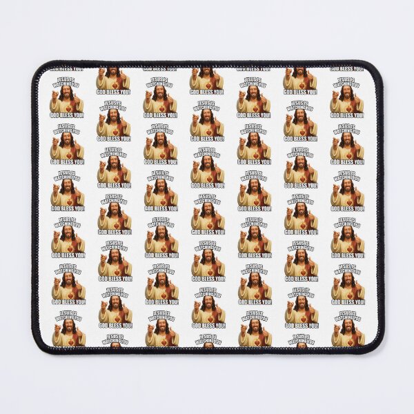 Item preview, Jesus God Bless You Meme Cartoon Art designed and sold by PriyankaSonara.