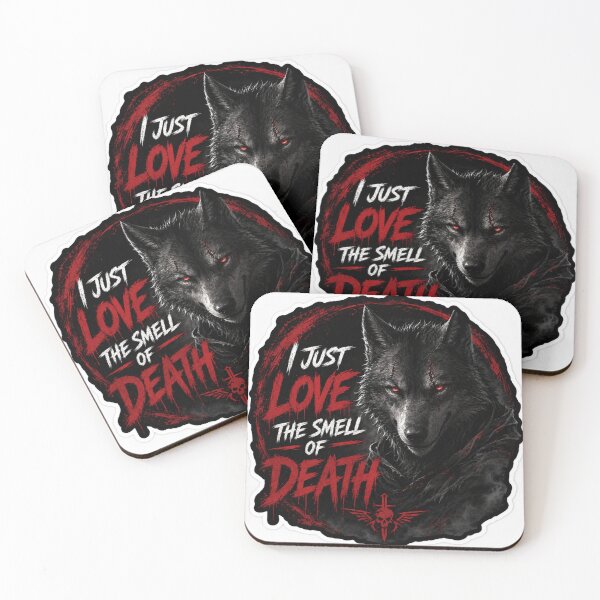 Item preview, Smell of Death – Dark Wolf Aesthetic Sticke designed and sold by Ashutoshwarade.