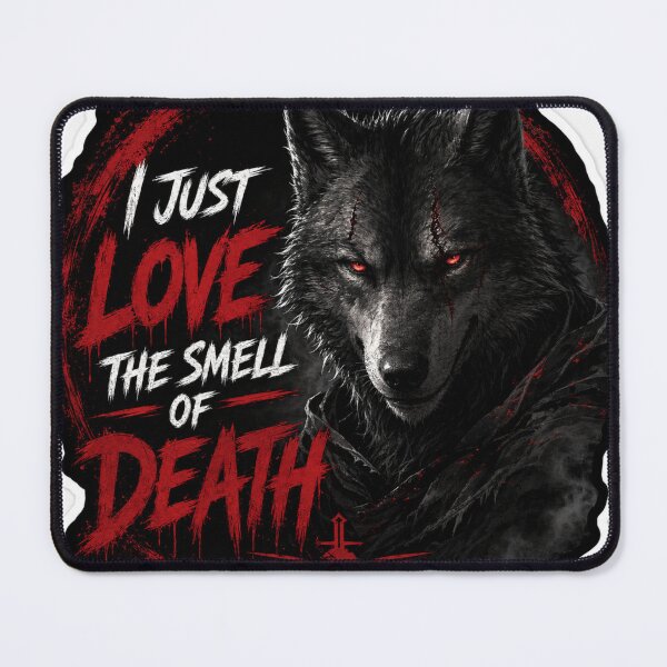 Item preview, Smell of Death – Dark Wolf Aesthetic Sticke designed and sold by Ashutoshwarade.