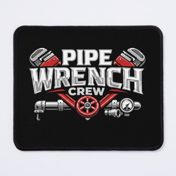Item preview, Pipe Wrench Crew Professional Plumber and Tradesman Logo designed and sold by haitrieuic96.