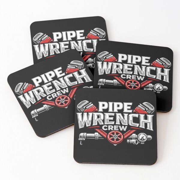 Item preview, Pipe Wrench Crew Professional Plumber and Tradesman Logo designed and sold by haitrieuic96.