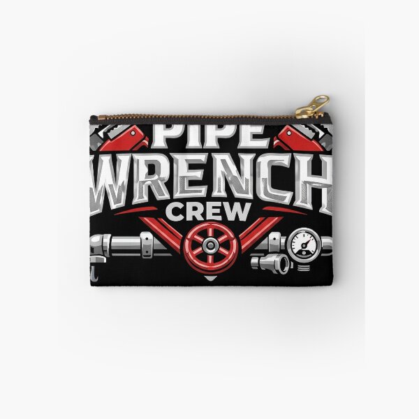 Item preview, Pipe Wrench Crew Professional Plumber and Tradesman Logo designed and sold by haitrieuic96.