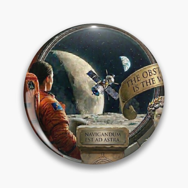 Item preview, ​Artemis II Mission Stoic Marcus Aurelius Quote designed and sold by NadinGerasi.