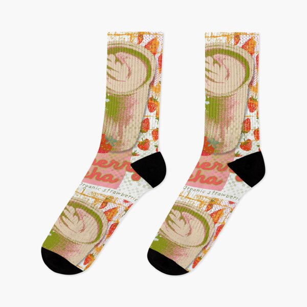 Item preview, Strawberry matcha from Dirty Matcha Cafe designed and sold by InkRiot Studios.