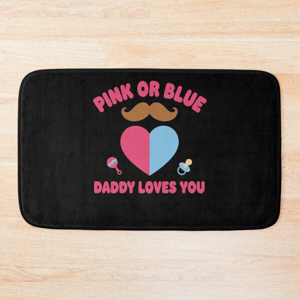 Item preview, Gender Reveal Baby Shower Pink Or Blue Daddy Loves designed and sold by LuminOrb.