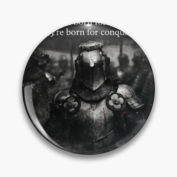 Item preview, Born for Conquest – Dark Knight Motivational Sticke designed and sold by Ashutoshwarade.