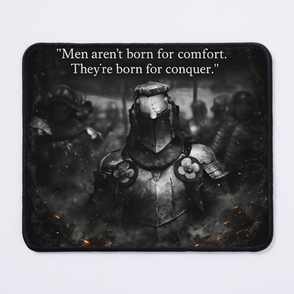Item preview, Born for Conquest – Dark Knight Motivational Sticke designed and sold by Ashutoshwarade.