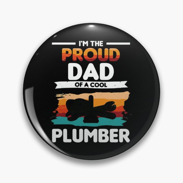 Item preview, Proud Dad Of A Cool Plumber Vintage Retro Sunset Plumbing Gift designed and sold by haitrieuic96.