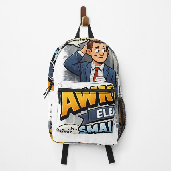 Item preview, Awkward Elevator Small Talk Funny Design – Introvert Office Humour Illustration designed and sold by GarnerSupplyCo.