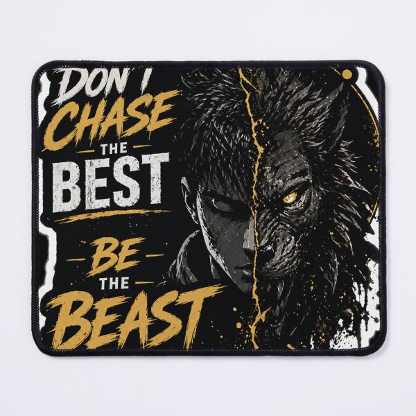 Item preview, Don’t Chase the Best — Be the Beast | Minimal Dark Aesthetic Sticker designed and sold by Ashutoshwarade.