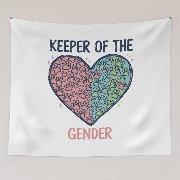 Item preview, Gender Reveal Keeper Of The Gender Baby Shower designed and sold by LuminOrb.