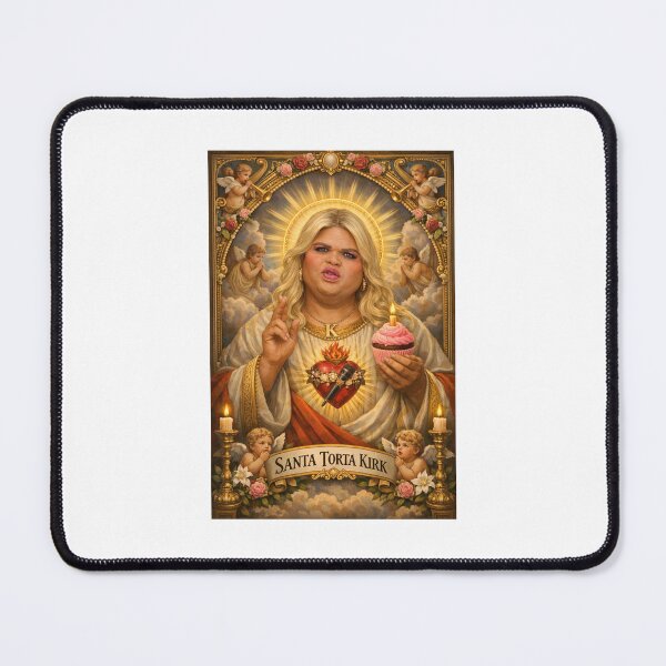 Item preview, Santa Torta Kirk Saint Erika Kirk Parody Art Druski designed and sold by ErikaTorta.