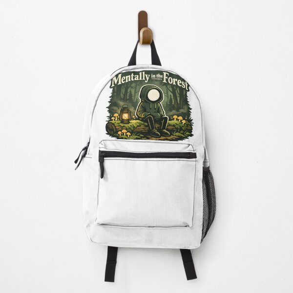 Item preview, Mentally in the Forest Cozy Stickman Forestcore Introvert Aesthetic Nature Lover Art designed and sold by StickyGuys.