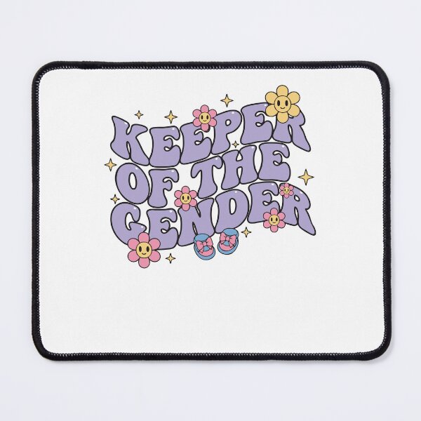 Item preview, Gender reveal Keeper Of The Gender baby shower designed and sold by LuminOrb.