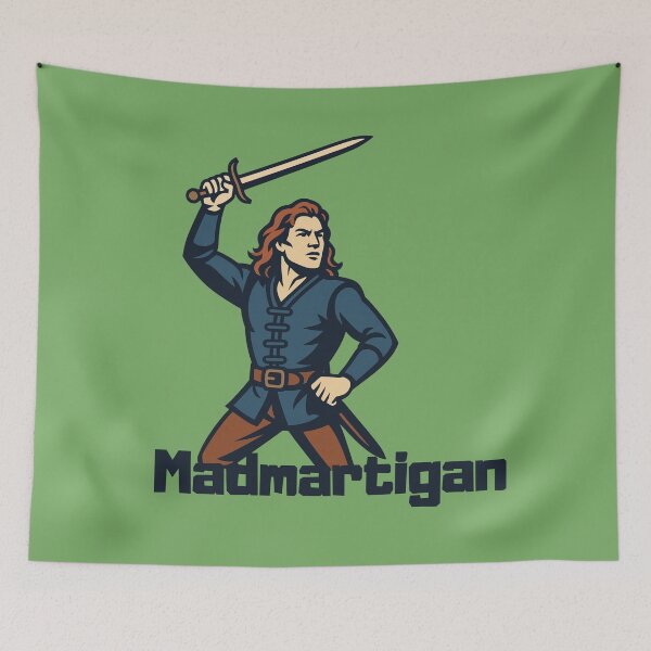 Item preview, Madmartigan Cartoon Val Kilmer designed and sold by UNK-Fatigues.