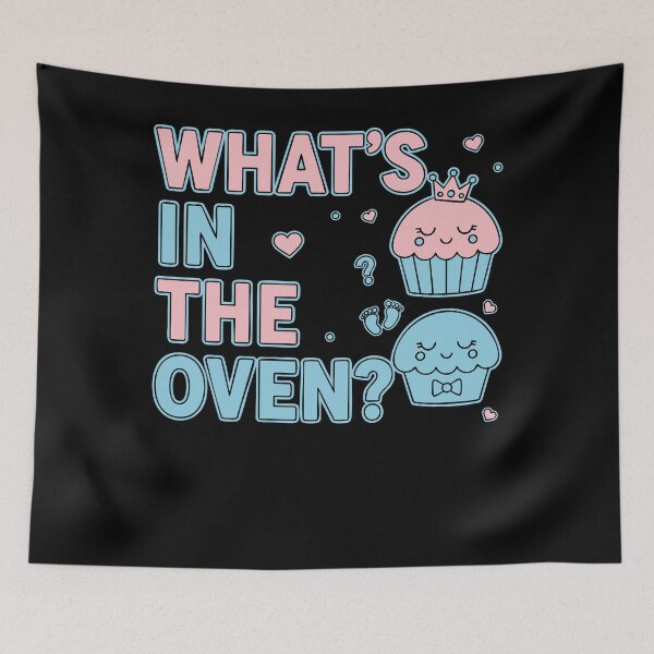 Item preview, Gender Reveal Whats In The Oven Baby Shower designed and sold by LuminOrb.