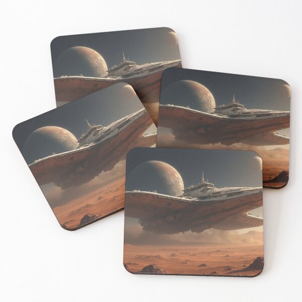 Item preview, Spaceship on a dry planet designed and sold by ArtNames.
