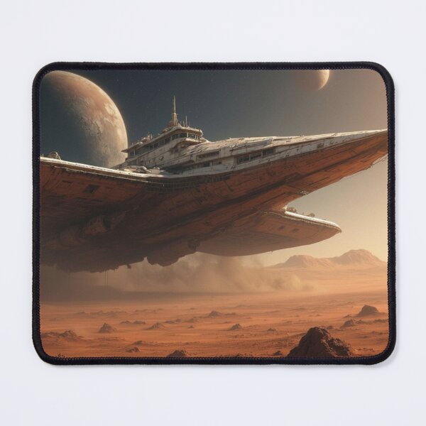 Item preview, Spaceship on a dry planet designed and sold by ArtNames.