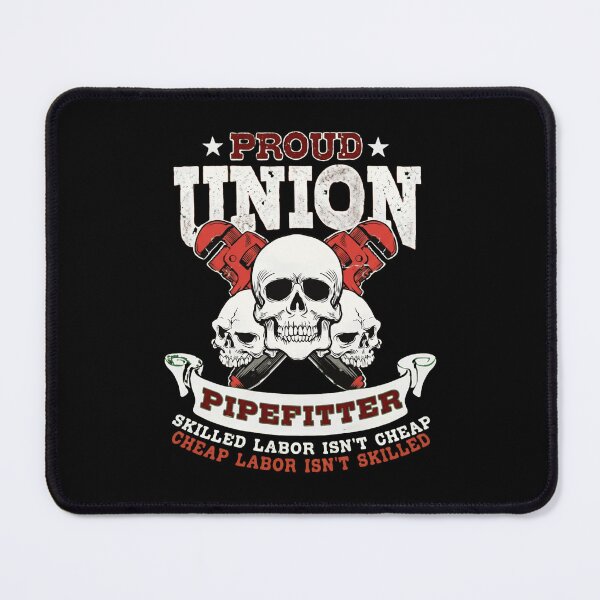 Item preview, Proud Union Pipefitter - Skilled Labor Skull & Wrenches Vintage Design designed and sold by haitrieuic96.